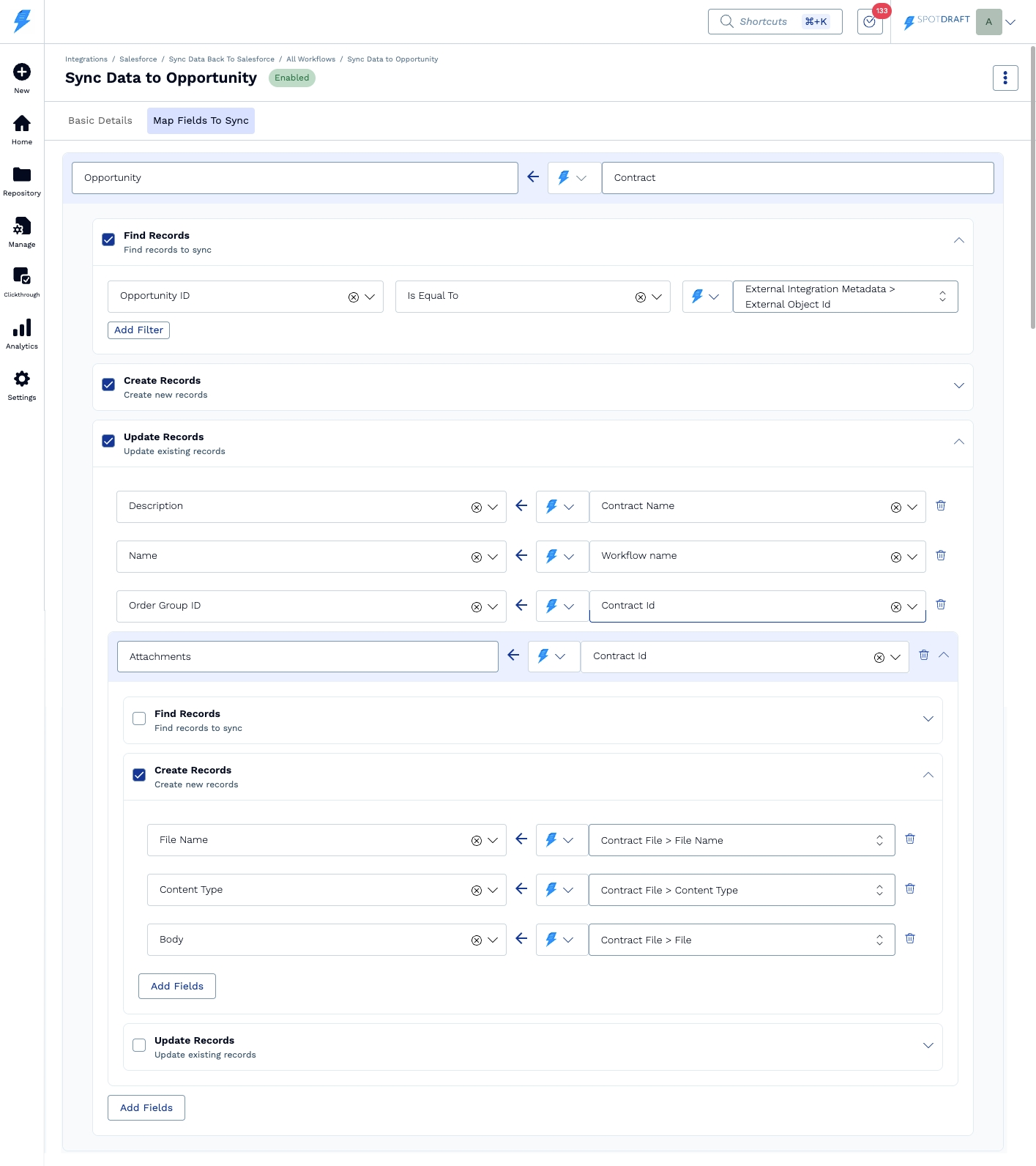 Mapping UI